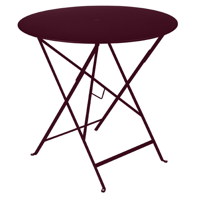 Table bistro Bistro, H 29 po x l 30,5 po x L 30,5 po, Cerise noir