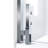 DreamLine Ascend 27 1/4 - 28 inch W x 72 inch H Frameless Pivot Shower Door in Chrome-89158420-89158417