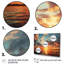 «Blue Orange Sky Sky» sur impression sur toile-960233552-960233555