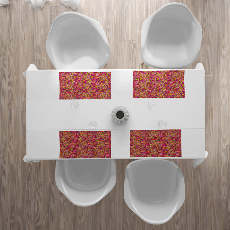 Récapitulatif 18,5" motif cachemire, Rose