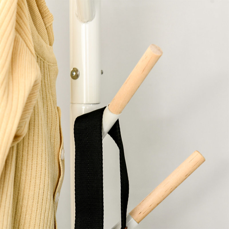 Pegues Coat Rack, White