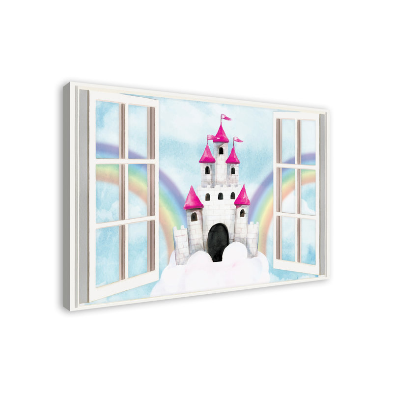 Art sur toile, fenêtre de Karly, H 32 po x l 48 po x P 1,25 po