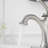 Single-Hole Single-handle Bathroom Faucet with Drain Assembly-95166392