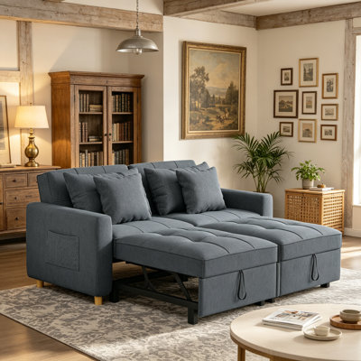 Borchert 2 Seater Fabric Sofa Bed