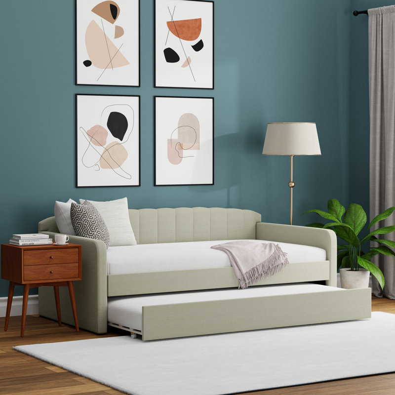 Chandel Upholstered Daybed, Beige