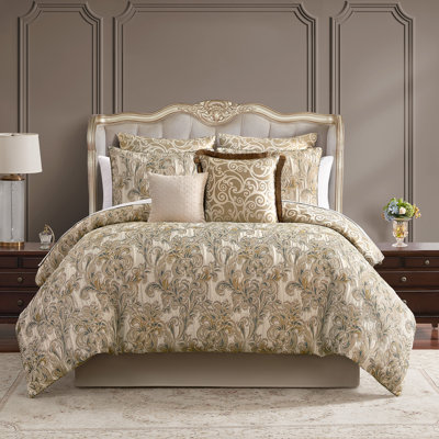 Ensemble d'édredon 8 pièces Arden Beige