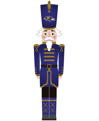 Baltimore Ravens 46" Nutcracker Leaner