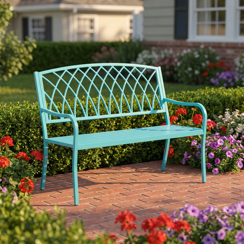 Banc de jardin en aluminium