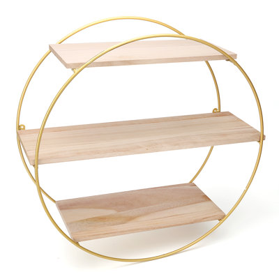 3 Piece Circle Accent Shelf