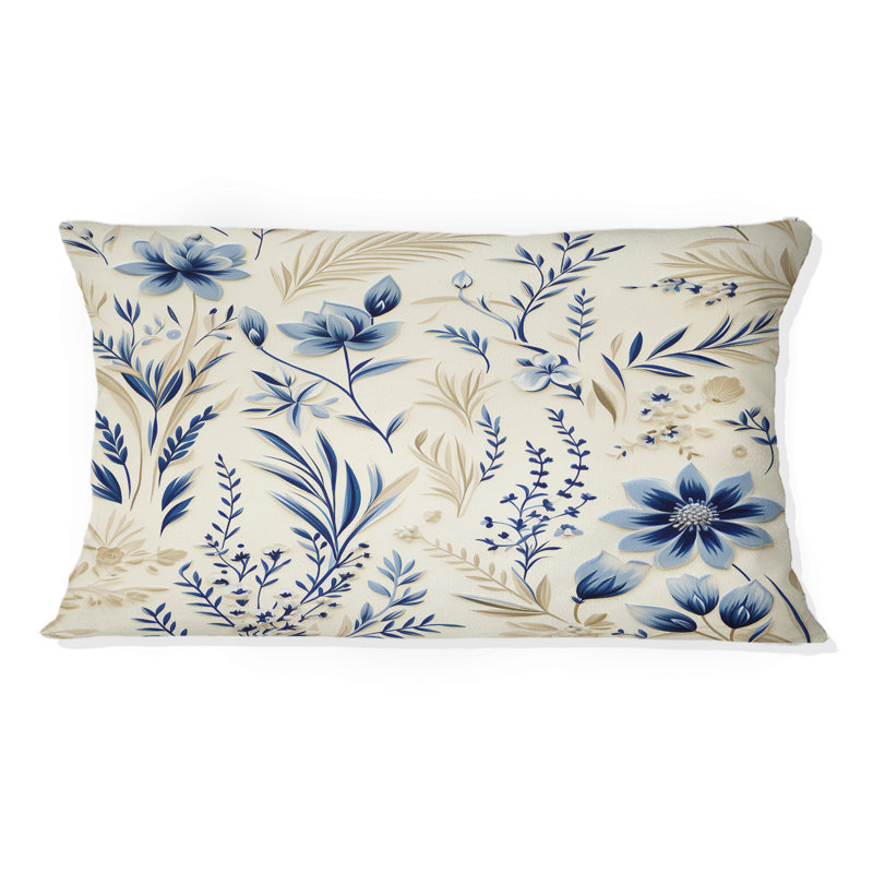 Floral Throw Pillow