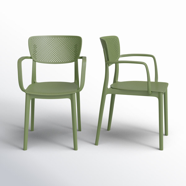 Farrah Outdoor Stacking Dining Armchair