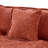 Geneveve 113.8"W Chenille Upholstered Sofa With Ottoman, 5 Compressed Pillows & Compressed Foam Cushions-531383343