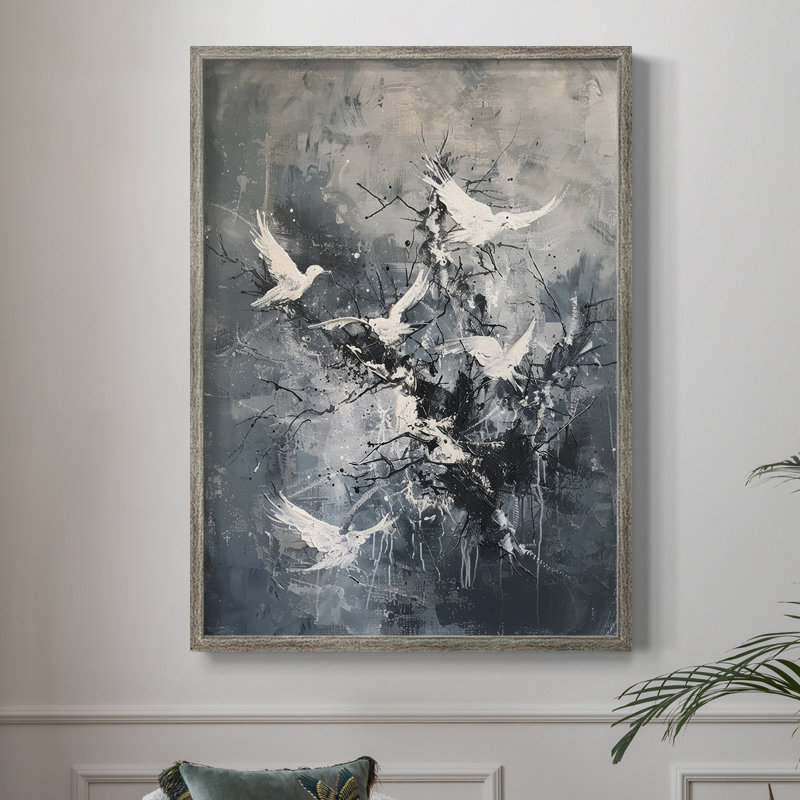 ANIMALS Series XLII, reproduction encadrée - bois massif, H 30 po x l 24 po