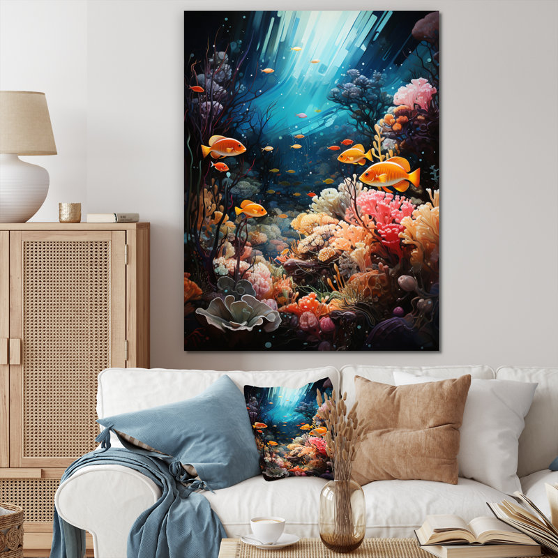 Aquariums jardin de corail coloré II Aquariums jardin de corail coloré II - aquariums, reproductions d'art mural