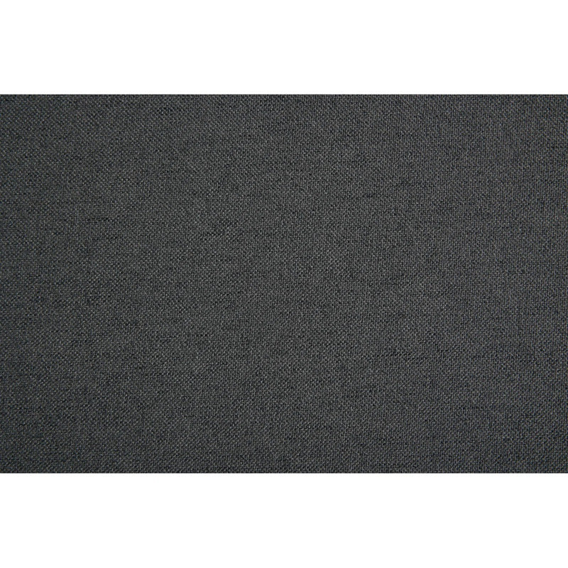 Canapé modulaire rembourré avec deux chaises longues, Lin gris foncé