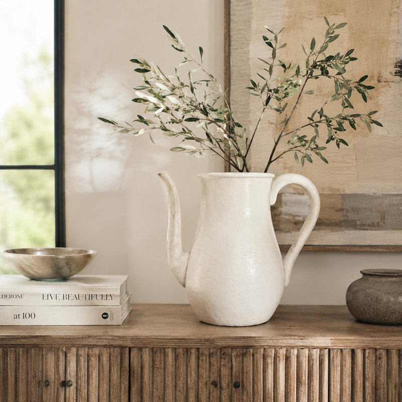 Pot en céramique intérieur / extérieur Manitoba, H 11 po x l 7 po x P 12 po