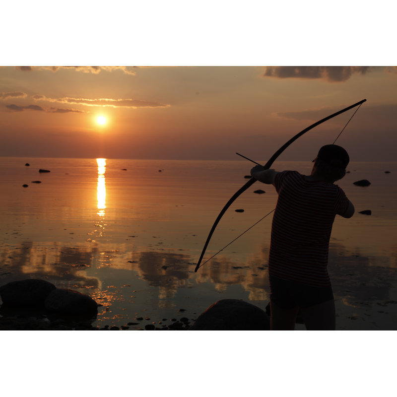 Archer In The Sunset by PhotoVsDesign - Wrapped Canvas Print, 30cm H x 46cm W