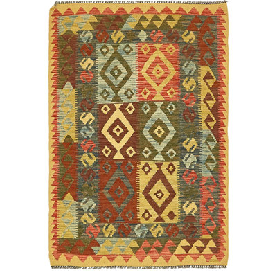 Doorfield One-of-a-Kind 3'5" X 5'2" New Age Wool Area Rug in