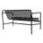 Abra 53.35'' Wide Straight Powder Coated Steel Loveseat-327408645