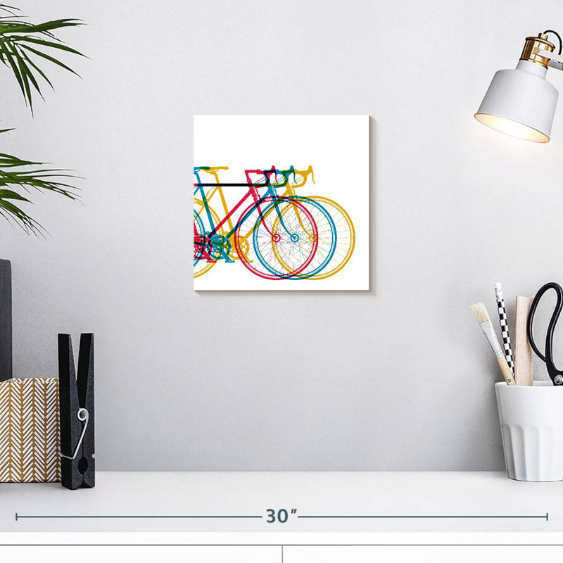 Vélo abstrait Mehar, H 10 po x l 10 po