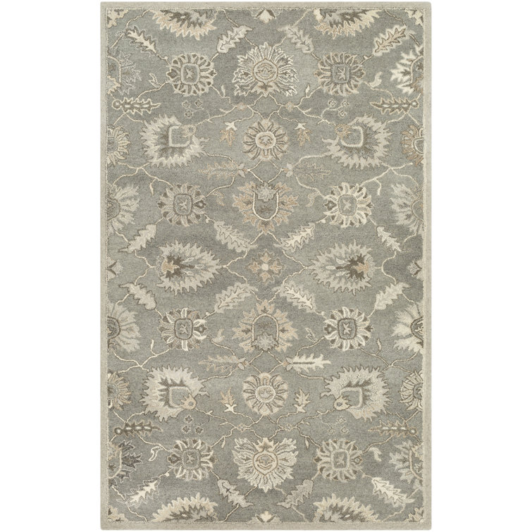Sneyd Park Hand Tufted Wool Floral Indoor Rug