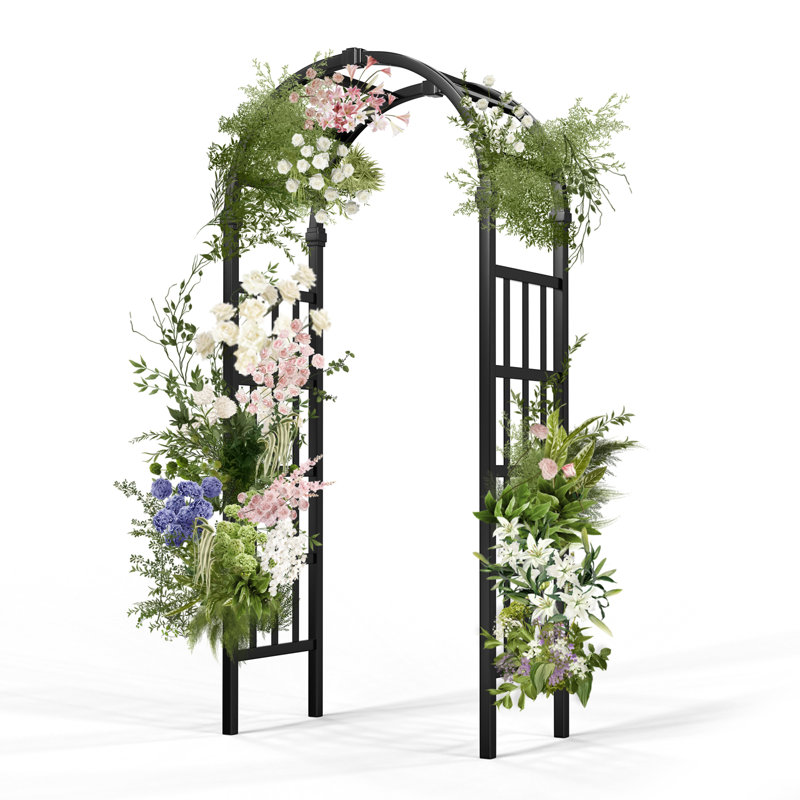 Pvc Curved Arch, Black