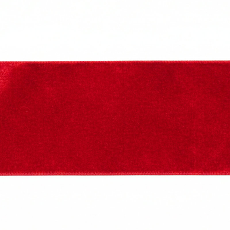 Tapis en velours 2,5 po x 10 pi, Rouge