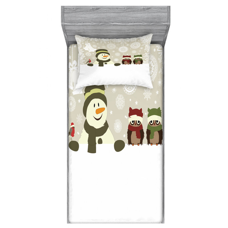 Microfiber Sheet Set, Twin XL Sheet Set with Fitted Sheet