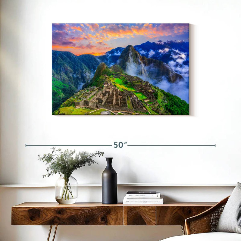 Lilie, ville inca, Machu Picchu, H 24 po x l 36 po