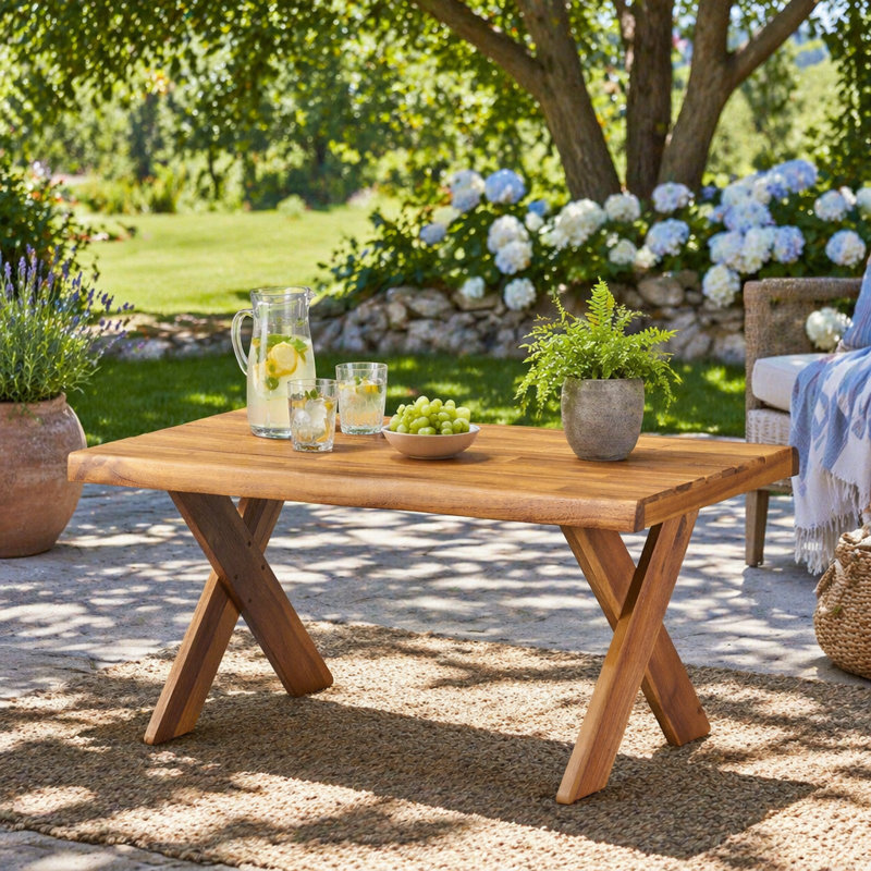 Table basse en bois massif