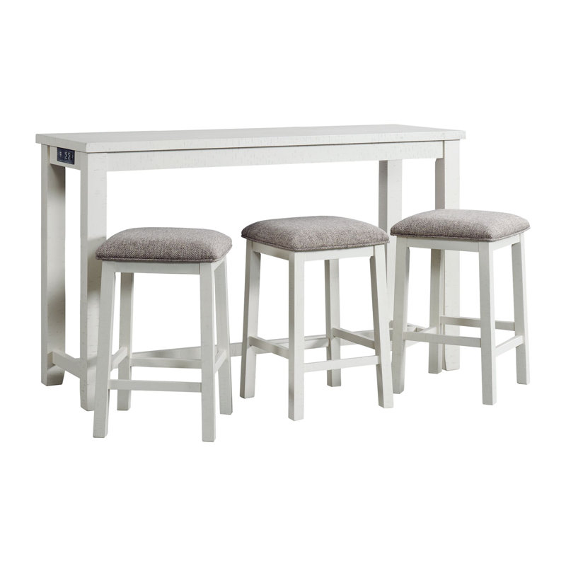 Anaelisa 3 - Person Trestle Dining Set
