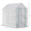 Serre de plain-pied 47,25 po x 73,25 po x 74,25 po Outsunny