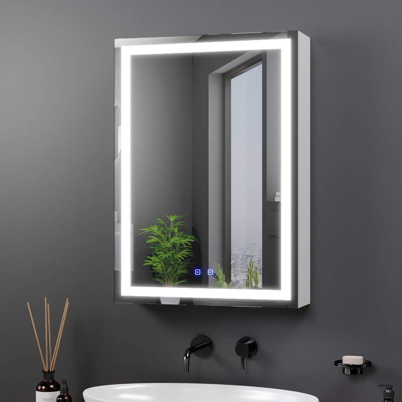 Jaelea Rectangle Wall Mirror