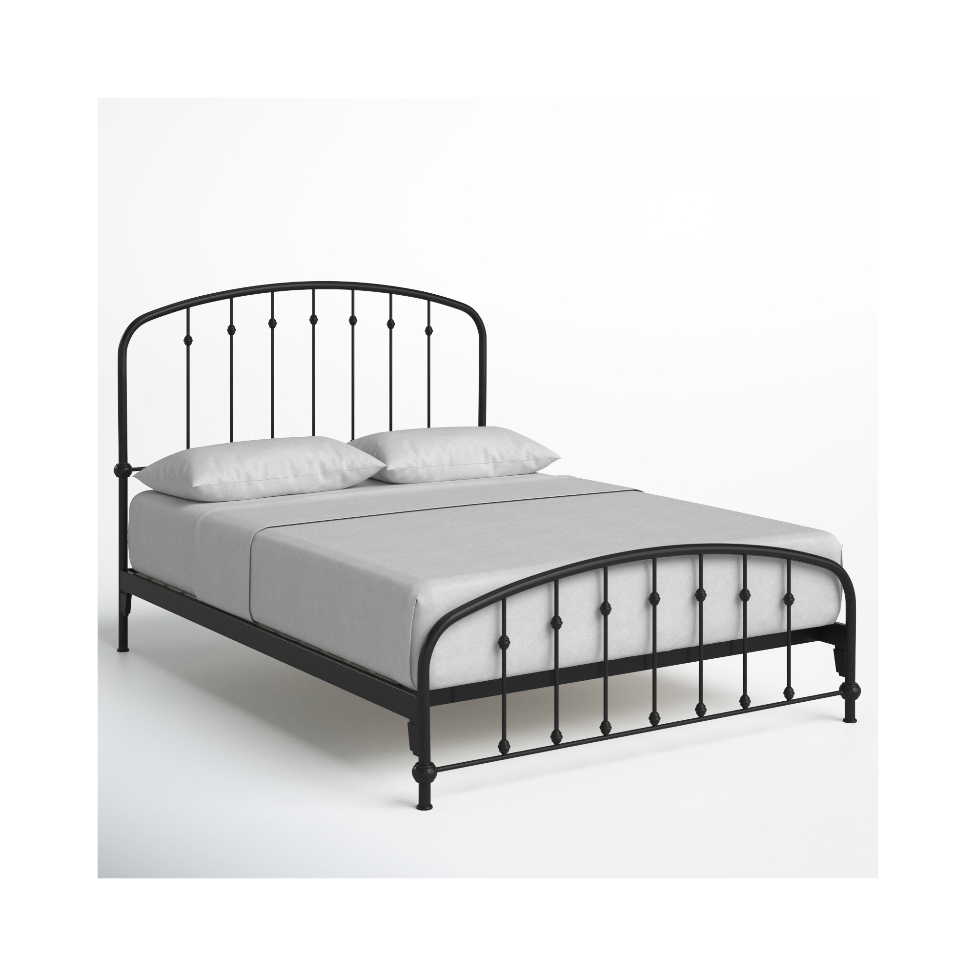 Wadsworth Metal Bed, Queen, Black