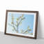 A White Cherry Blossom Tree in Abstract - Picture Frame Painting Print on MDF-55629172-55629173