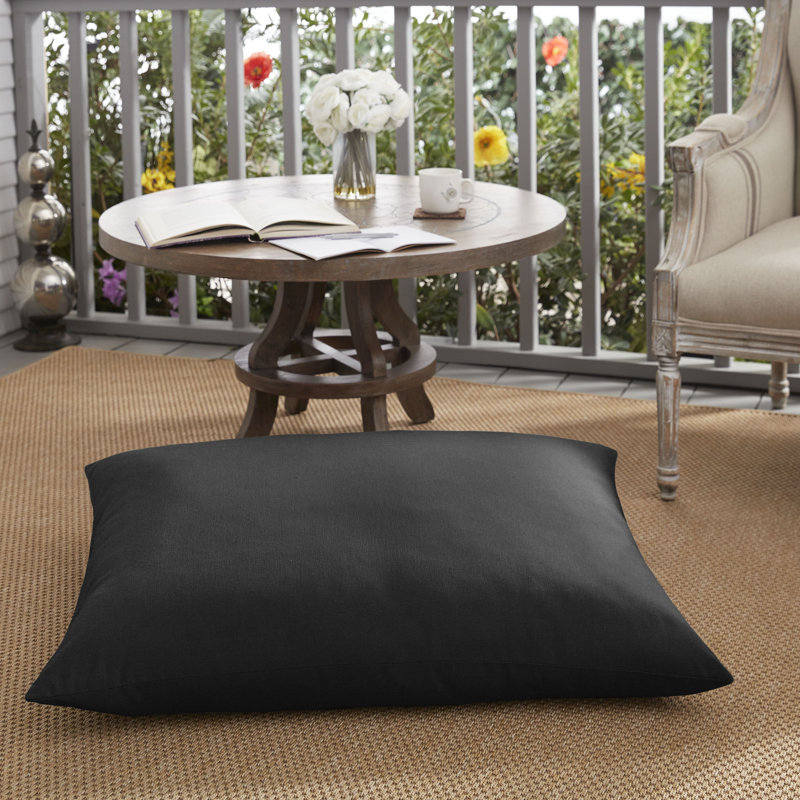 Coussin de sol intérieur / extérieur Noir
