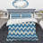 Blue Beige Chevron Patterns - Modern Duvet Cover Set-109155594