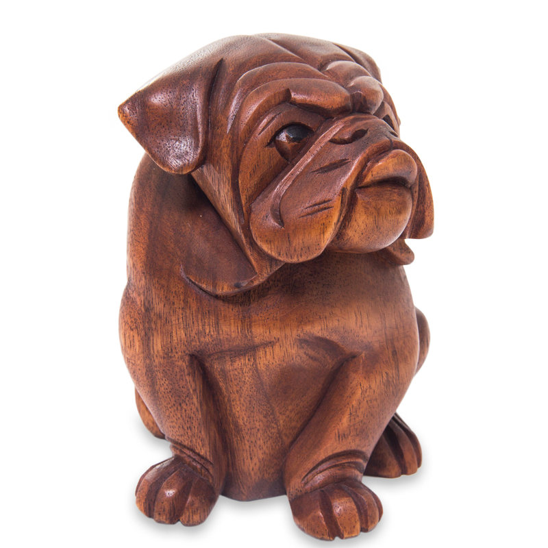 Figurine Deahl Curious Bulldog