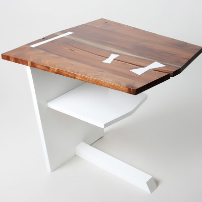WW Solid Wood End Table