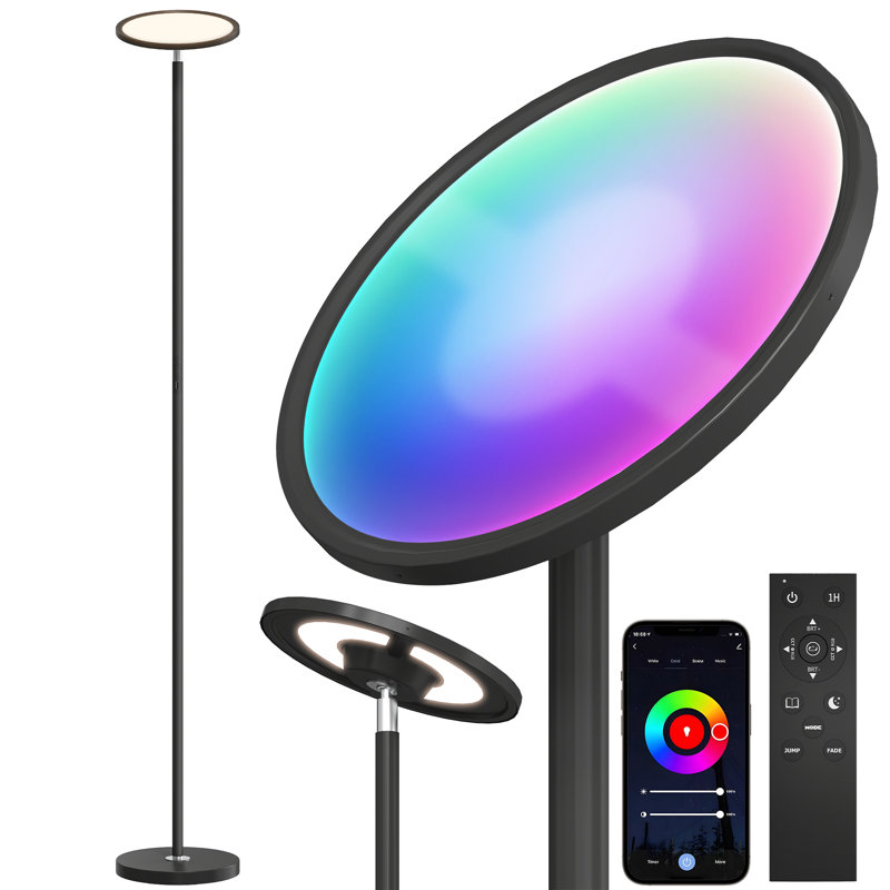 168cm Powder Coated LED Column Floor Lamp