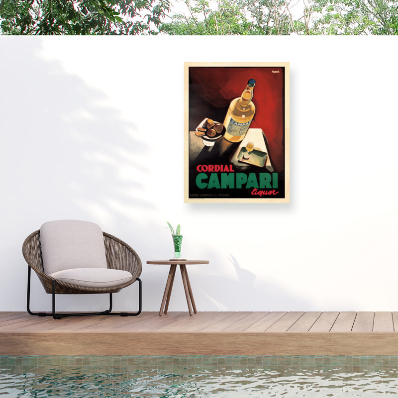 Toile d'extérieur Marcus Jules Campari, H 35 po x l 47 po