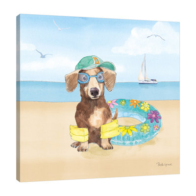 " Summer Paws III No Words " by Beth Grove Painting Print