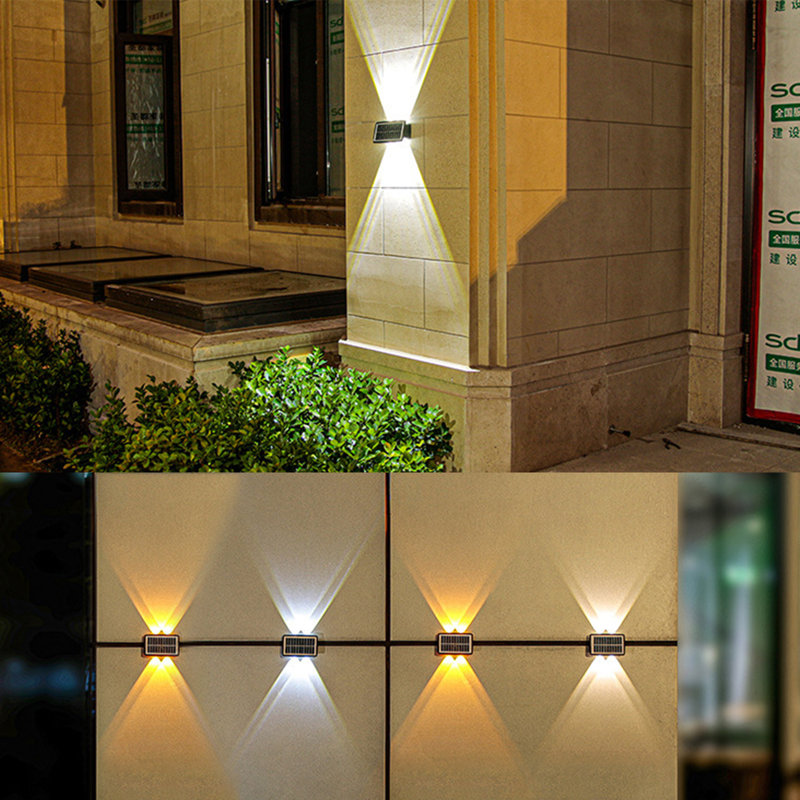 Solar Powered Integrated LED Spotlight Pack, White