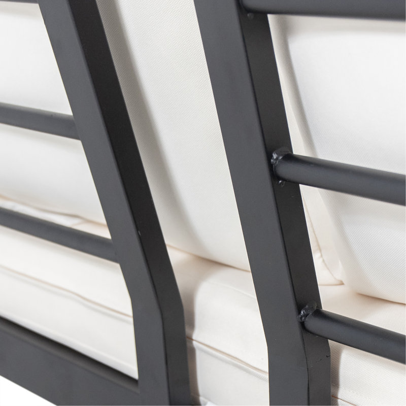 Ensemble de canapés modulaires à 5 places avec coussins