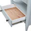 Table de chevet ouverte avec 2 tiroirs-489933994