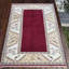 Tapis turc Anatolian rétro tissé à la main en rouge pour la chambre à coucher et le salon