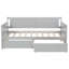 Lit de jour simple en bois de pin avec deux tiroirs de rangement-2138963861