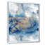 Abstrait classique bleu et or I - peinture sur toile-67380539-67380534