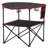 Folding Portable Camping Table Oxford Outdoor Picnic Roundtable 4 Cup Holders