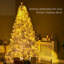 Arbre de Noël avec 1518 branches, 500 lumières DEL blanc chaud